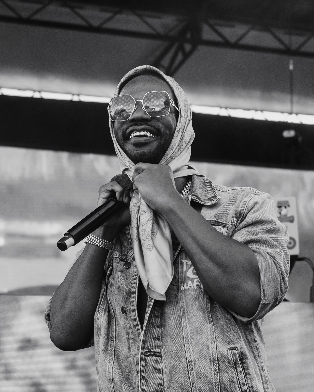 Juicy J, commanding the stage