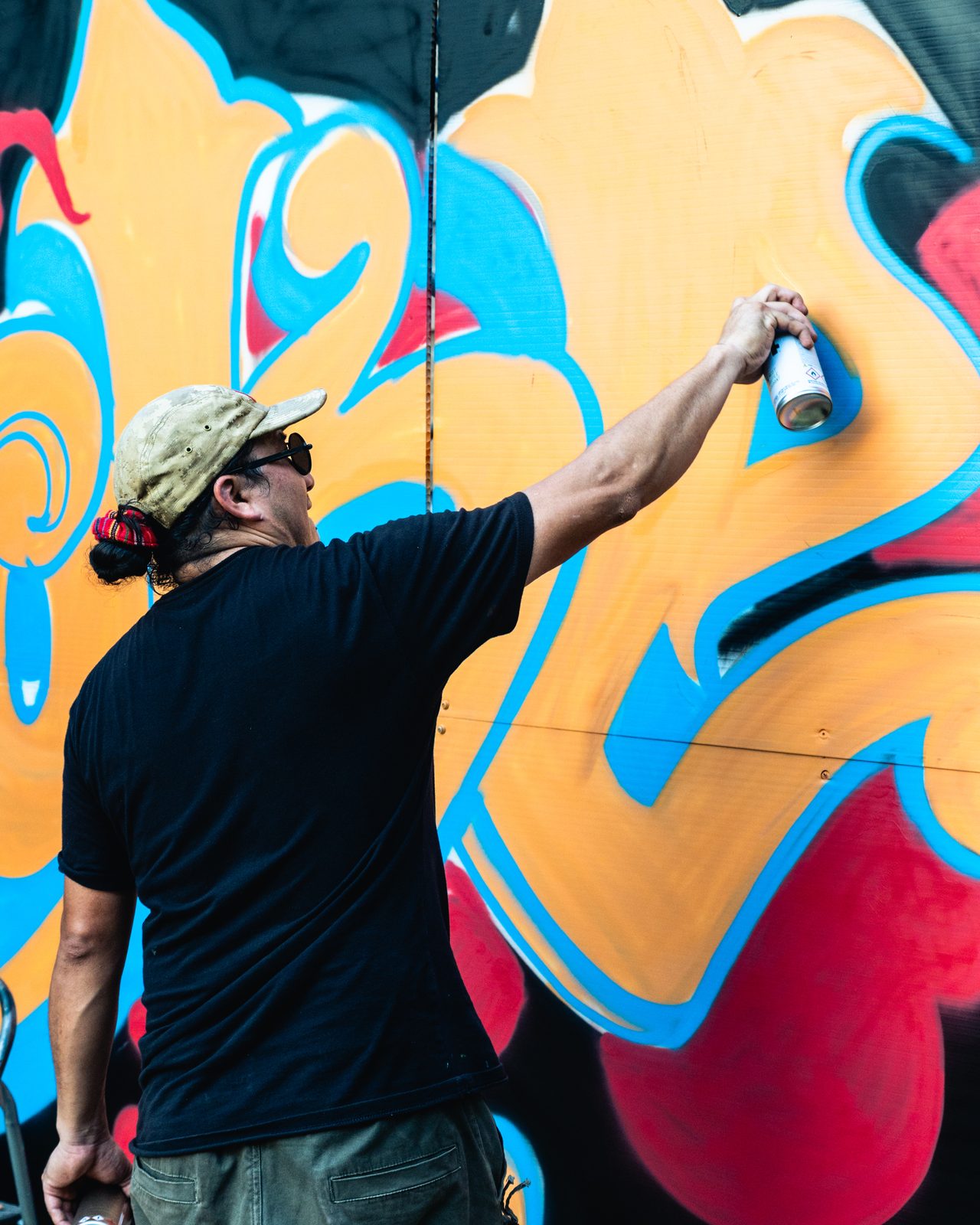 Live art going up on the grounds