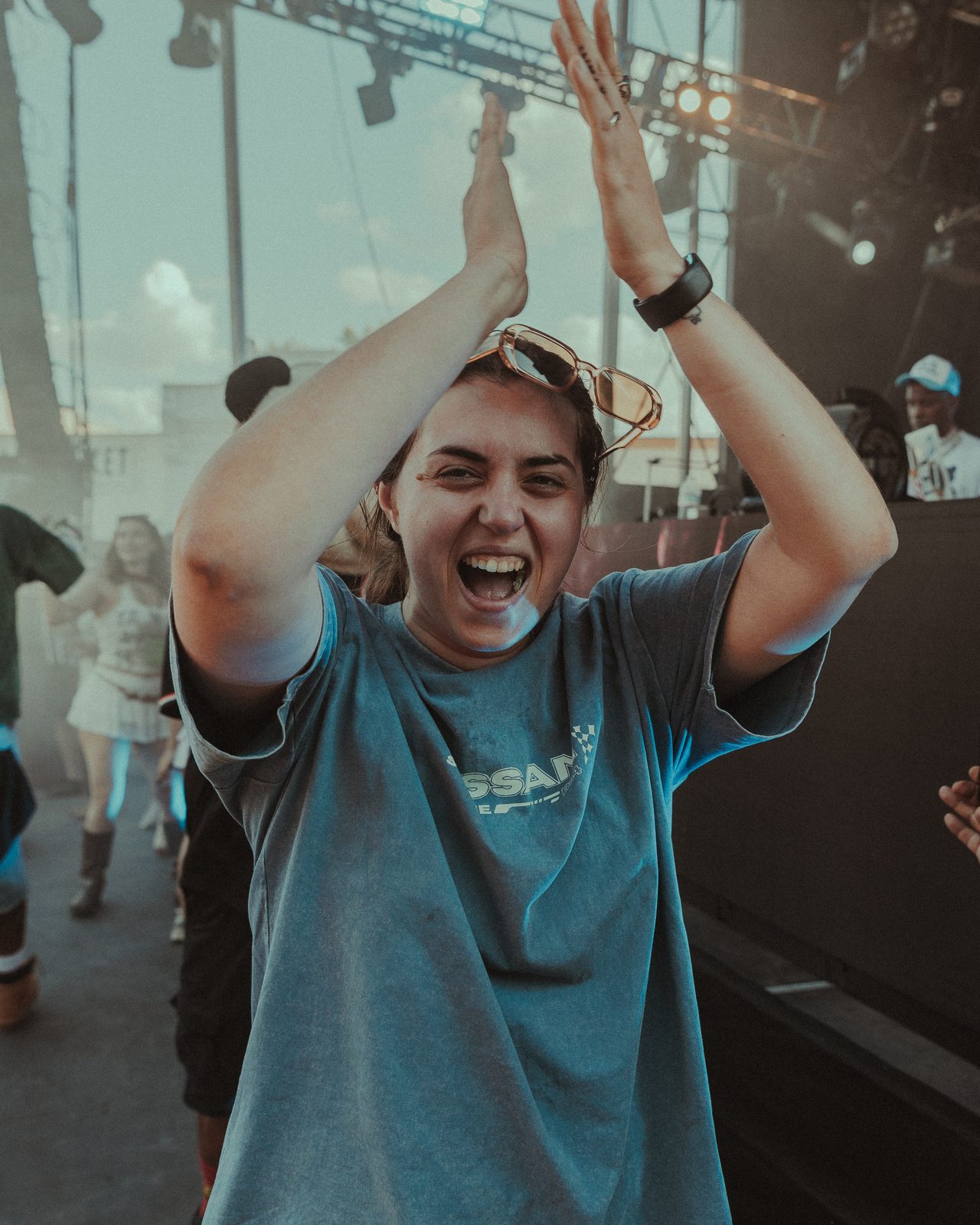 Pure joy down front