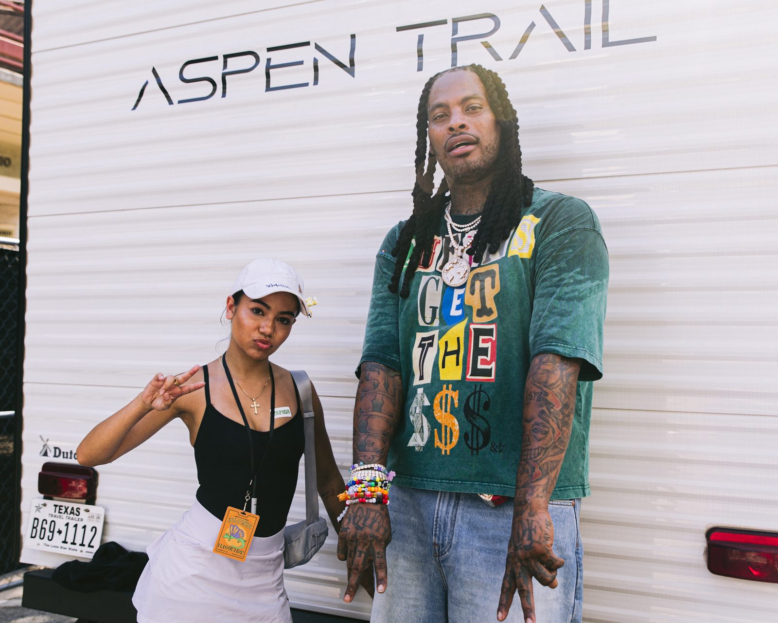 On the Aspen Trail stage wall